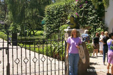 Entrance to Dolores Olmedo's home/museum