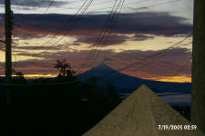 Popocatepetl at dawn