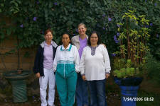 Lynda, Leova, Linda, and Araceli